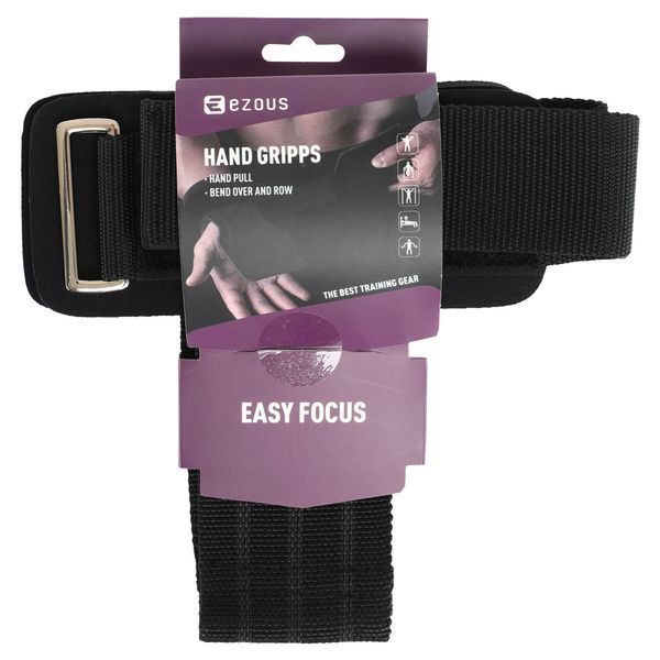 Накладки для подтягивания и тяги ANTI SLIP HAND GRIP EZOUS D-18 2шт черный D-18 фото