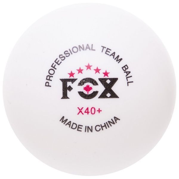 Набор мячей для настольного тенниса FOX 40+ 3star T005 3шт белый T005 фото