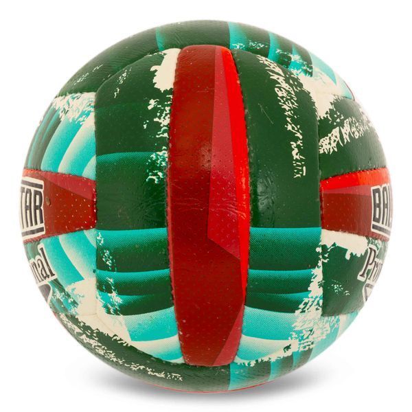 Мяч волейбольный BALLONSTAR SV-4W GOLD VB-5214 №5 PU зеленый-красный VB-5214 фото