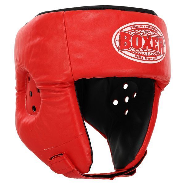 Шолом боксерський відкритий шкіряний BOXER 2027 M-L кольори в асортименті M (Немає в наявност) 2027 фото