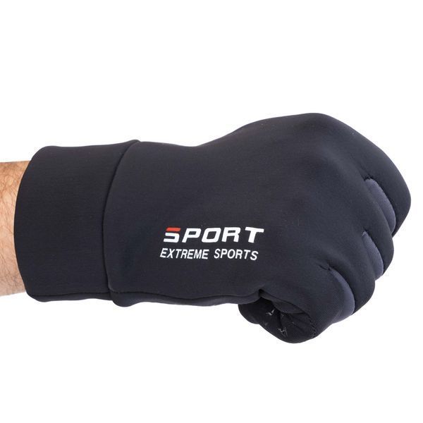 Перчатки спортивные тренировочные теплые SP-Sport BC-3434 S-XL черный-серый S-M BC-3434 фото