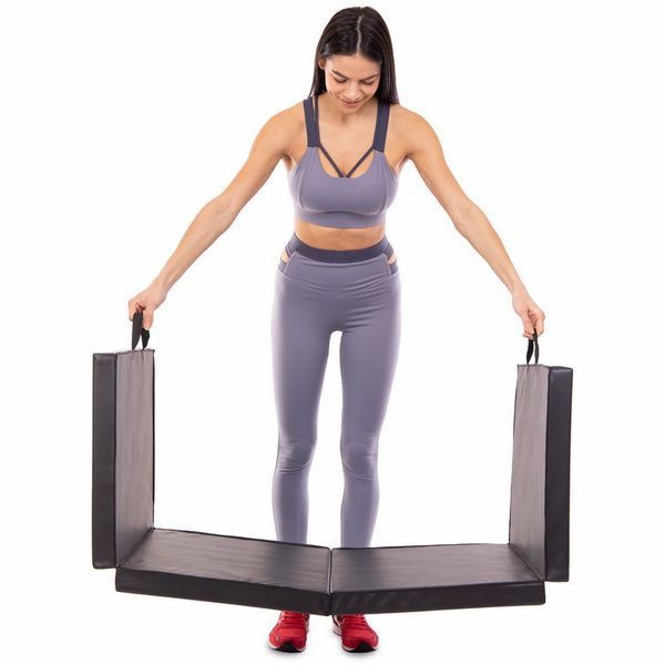 Коврик-мат спортивный складной для упражнений Exercise mat Zelart MAT FI-3564 размер 180x60x5см черный FI-3564 фото