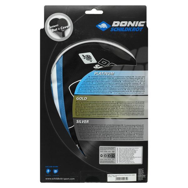 Ракетка для настільного тенісу в чохлі DONIC Legends Platinum MT-754432 MT-754432 фото