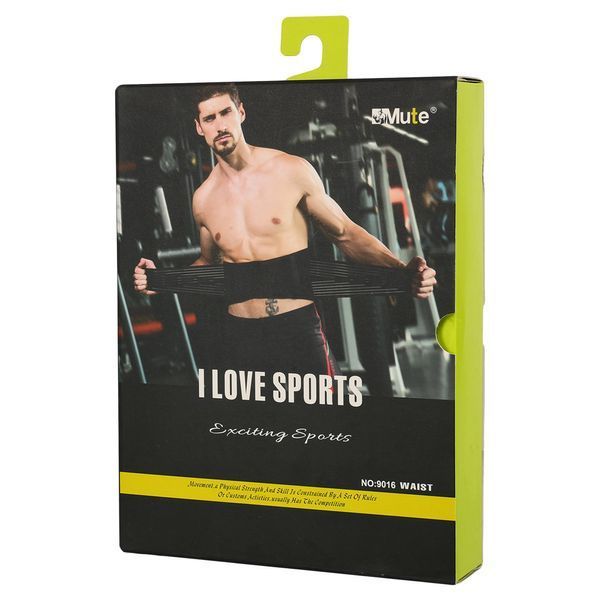 Пояс корсетный для спорта MUTE WAIST SUPPORT 9016 one size черный-белый 9016 фото