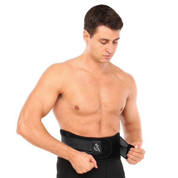 Пояс корсетный для спорта MUTE WAIST SUPPORT 9016 one size черный-белый 9016 фото