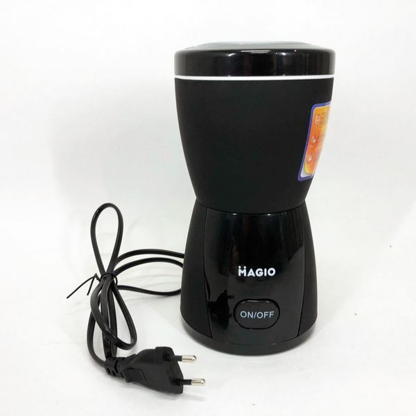 Кофемолка MAGIO MG-205 200 Вт, Кофемолка бытовая электрическая, Портативная кофемолка, Измельчитель кофе ws36422 фото