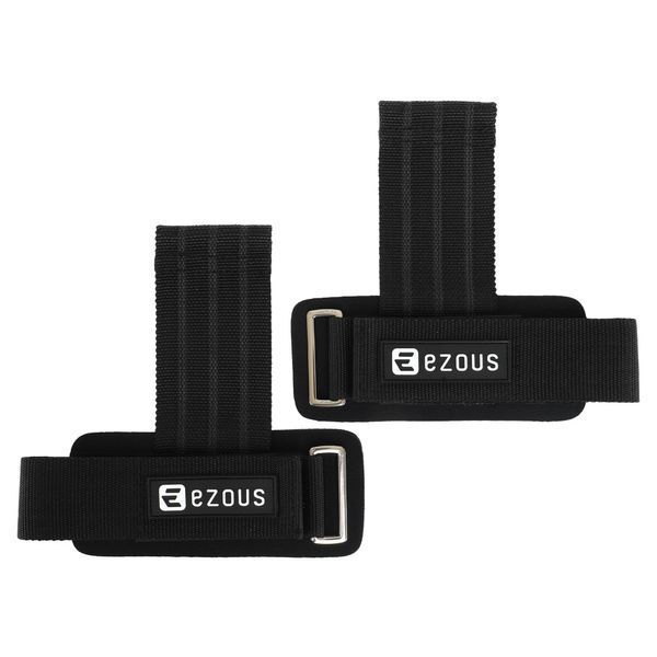 Накладки для подтягивания и тяги ANTI SLIP HAND GRIP EZOUS D-18 2шт черный D-18 фото