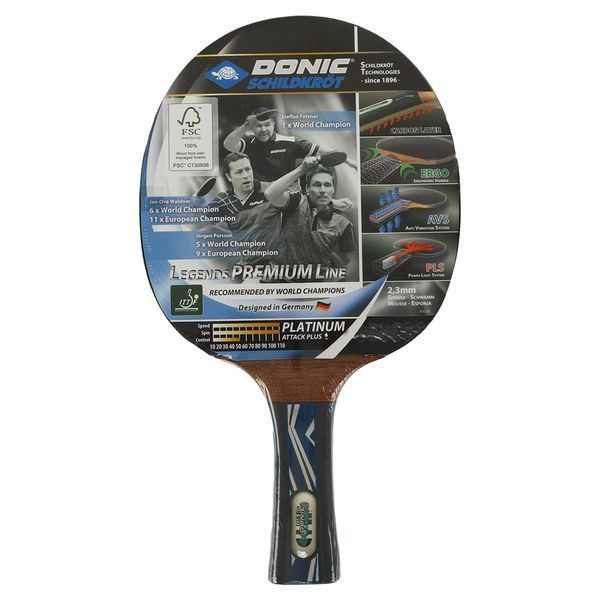 Ракетка для настільного тенісу в чохлі DONIC Legends Platinum MT-754432 MT-754432 фото