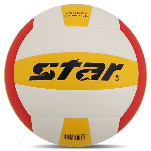 М'яч волейбольний STAR X-DREAM VB4025-34 №5 PU білий-жовтий-червоний VB4025-34 фото