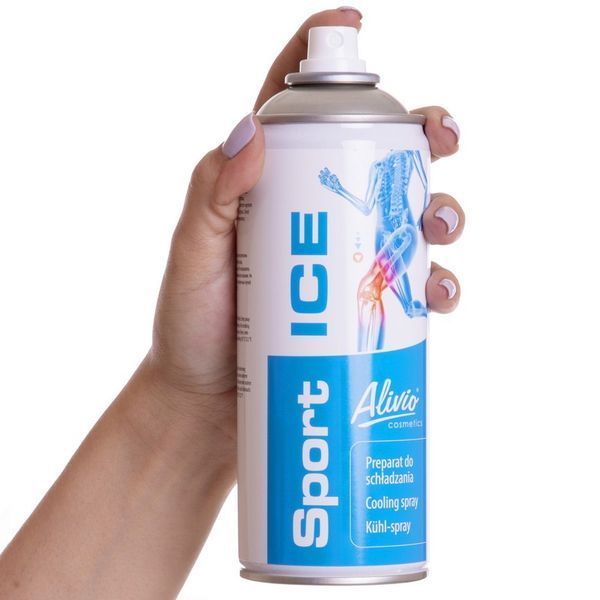 Заморозка спортивная обезбаливающий охлаждающий спрей SPORT ICE Alivio AC-008 400мл AC-008 фото