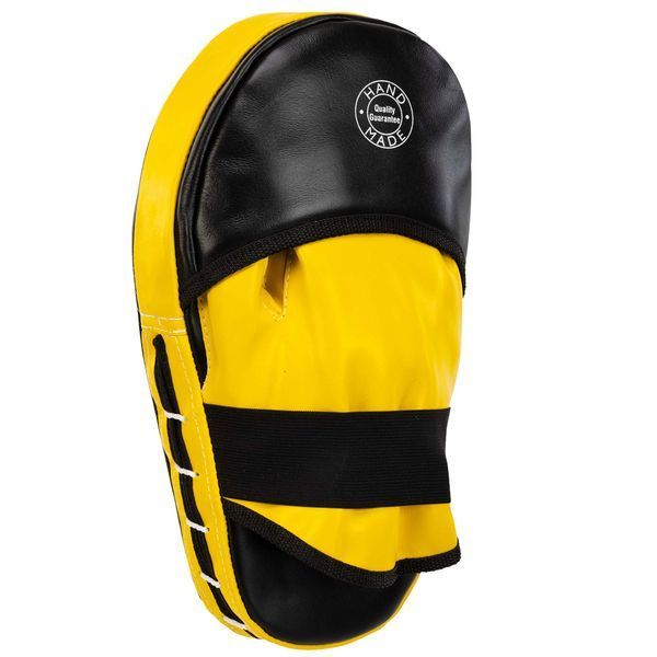 Лапа боксерская прямая тренировочная удлиненная кожа BOXER 2006-01 38х18х4,5см 2штуки цвета в ассортименте 2006-01 фото