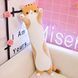 Мягкая плюшевая игрушка Длинный Кот Батон котейка-подушка 50 см. Цвет: коричневый ws71863 фото 1