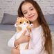 Мягкая плюшевая игрушка Длинный Кот Батон котейка-подушка 50 см. Цвет: коричневый ws71863 фото 6