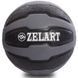 Медбол м'яч медичний Medicine Ball Zelart FI-0898-10 10кг чорний-сірий FI-0898-10 фото 2