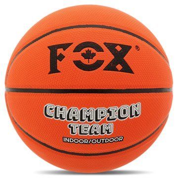 Мяч баскетбольный PU FOX CHAMPION TEAM BA-8705 Indoor/Outdoor №7 оранжевый BA-8705 фото