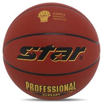 Мяч баскетбольный STAR PROFESSIONAL GRIP BB3167C размер 7 красный BB3167C фото