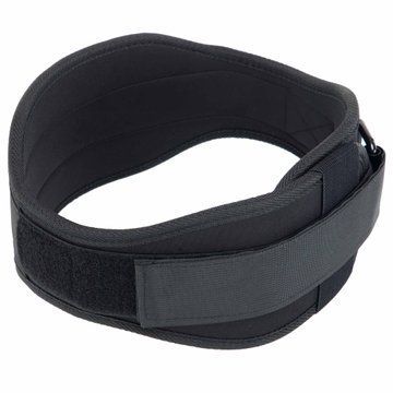 Пояс атлетический текстильный EZOUS WEIGHT LIFTING BELT O-05 спинка-12см размер S-L черный O-05 фото