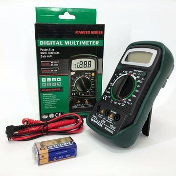 Мультиметр универсальный цифровой тестер Mastech MAS830L, тестер профессиональный, для дома ws95374 фото