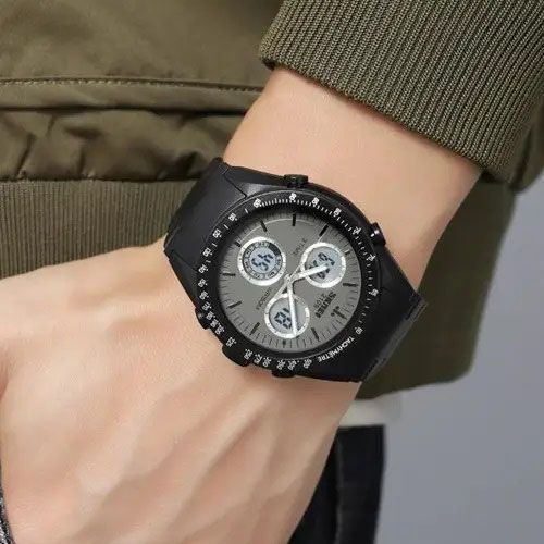 Часы наручные мужские SKMEI 2109BK, мужские армейские водостойкие тактические часы, военные часы ws22946 фото