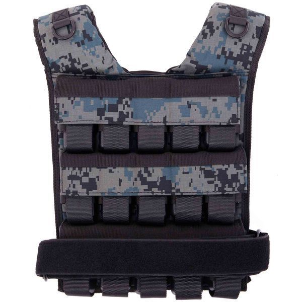 Жилет утяжелитель с регулируемым весом Zelart WEIGTH VEST TA-7817-20 вес-1-20кг камуфляж TA-7817-20 фото