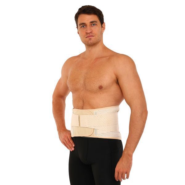 Пояс корсет для поддержки поясницы SP-Sport BACK SUPPORT SB-6819 телесный SB-6819 фото