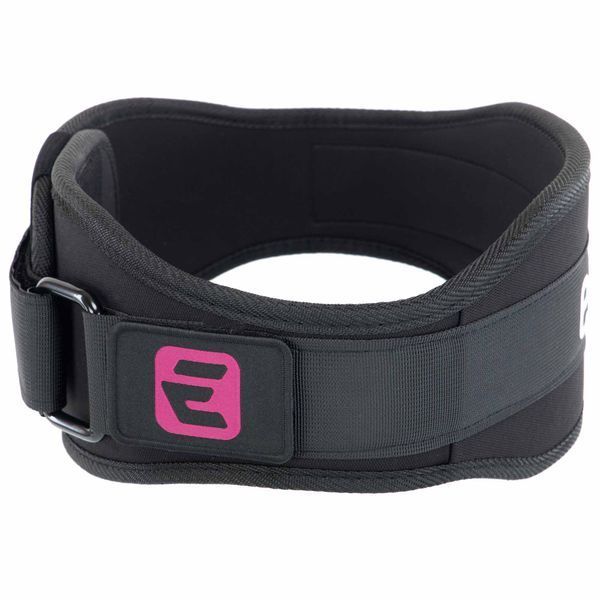 Пояс атлетический текстильный EZOUS WEIGHT LIFTING BELT O-05 спинка-12см размер S-L черный O-05 фото