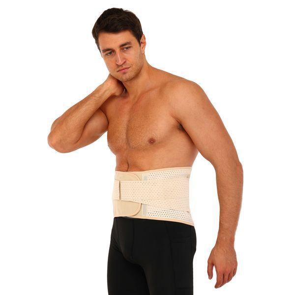 Пояс корсет для поддержки поясницы SP-Sport BACK SUPPORT SB-6819 телесный SB-6819 фото