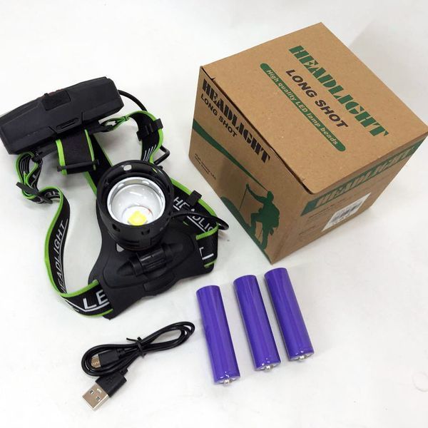 Супер мощный фонарь налобный Police BL-A14-3-P90 MICRO USB, мощный налобный фонарь для рыбалки наголовный ws33781 фото