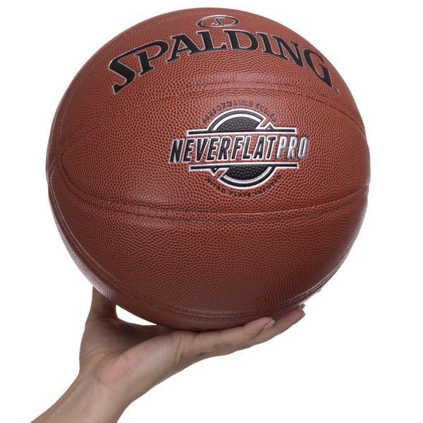 Мяч баскетбольный SPALDING NEVERFLAT PRO 76961Y размер 7 оранжевый 76961Y фото