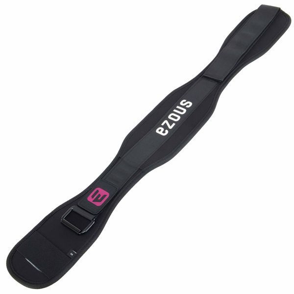 Пояс атлетический текстильный EZOUS WEIGHT LIFTING BELT O-05 спинка-12см размер S-L черный O-05 фото