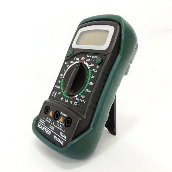 Мультиметр универсальный цифровой тестер Mastech MAS830L, тестер профессиональный, для дома ws95374 фото
