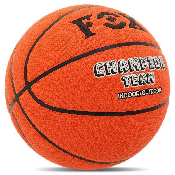 Мяч баскетбольный PU FOX CHAMPION TEAM BA-8705 Indoor/Outdoor №7 оранжевый BA-8705 фото