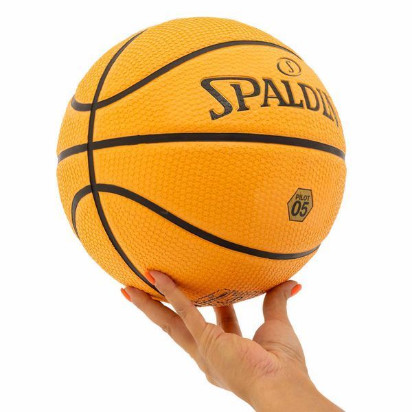 Мяч баскетбольный резиновый SPALDING 85011Y размер 7 бежевый 85011Y фото