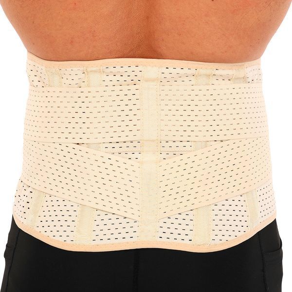 Пояс корсет для поддержки поясницы SP-Sport BACK SUPPORT SB-6819 телесный SB-6819 фото