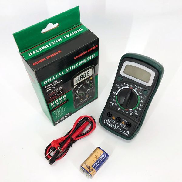Мультиметр универсальный цифровой тестер Mastech MAS830L, тестер профессиональный, для дома ws95374 фото
