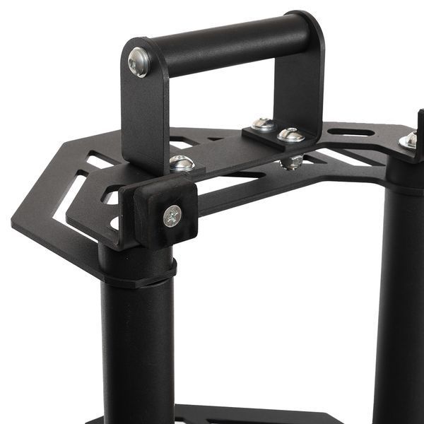 Стойка горизонтальная для бамперных блинов дисков передвижная Bumper Plate Rack Mdbuddy TA-1691 размер-130x30x26см черный TA-1691 фото