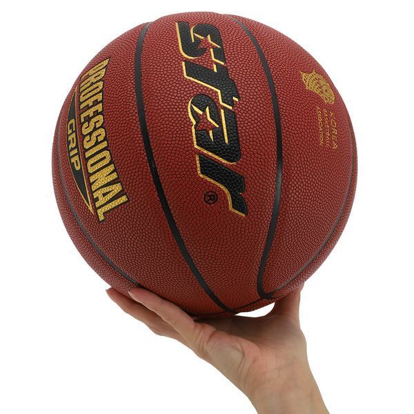 Мяч баскетбольный STAR PROFESSIONAL GRIP BB3167C размер 7 красный BB3167C фото