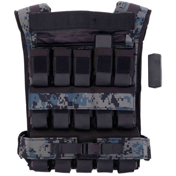 Жилет утяжелитель с регулируемым весом Zelart WEIGTH VEST TA-7817-20 вес-1-20кг камуфляж TA-7817-20 фото