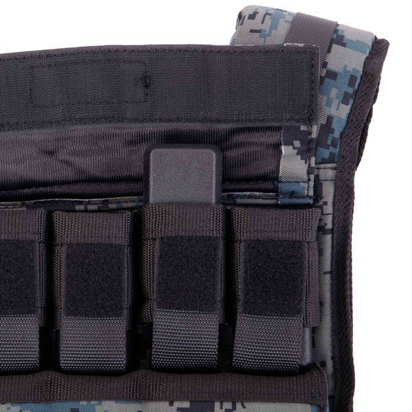 Жилет утяжелитель с регулируемым весом Zelart WEIGTH VEST TA-7817-20 вес-1-20кг камуфляж TA-7817-20 фото