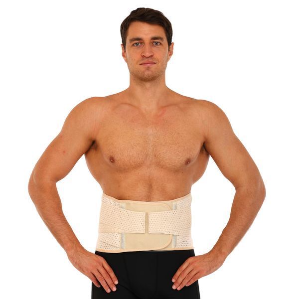 Пояс корсет для поддержки поясницы SP-Sport BACK SUPPORT SB-6819 телесный SB-6819 фото