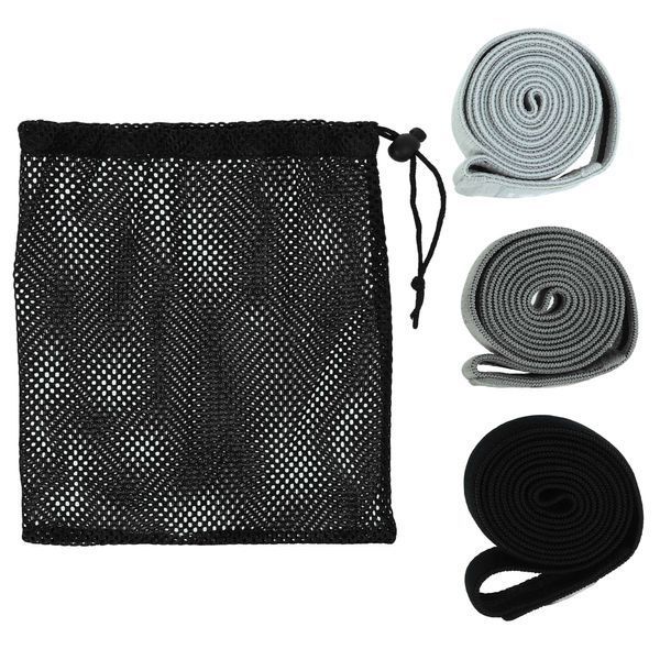 Набор резинок тканевых для упражнений ленты сопротивлений 3шт RESISTANCE STRAP EZOUS K-04 цвета в ассортименте K-04 фото