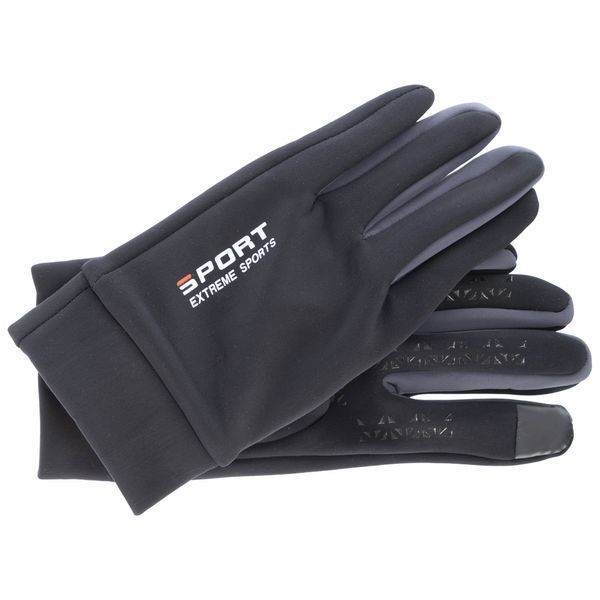 Перчатки спортивные тренировочные теплые SP-Sport BC-3434 S-XL черный-серый L-XL BC-3434 фото