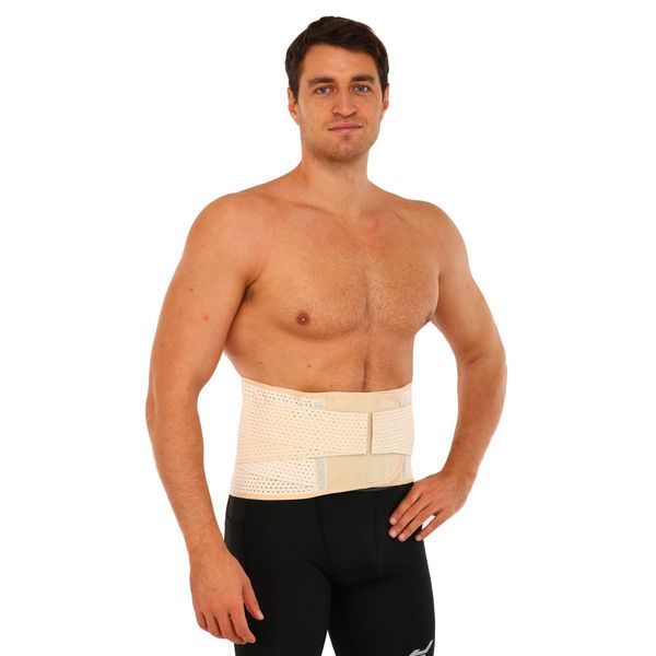 Пояс корсет для поддержки поясницы SP-Sport BACK SUPPORT SB-6819 телесный SB-6819 фото