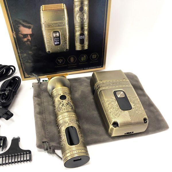 Провідний професійний набір машинка для стрижки та шейвер VGR V-649, Чоловічий акумуляторний тример ws56264 фото