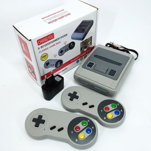 Консоль игровая с джойстиками Retro LH-2221 3000 игр, Приставка с джойстиком для второго игрока ws22199 фото