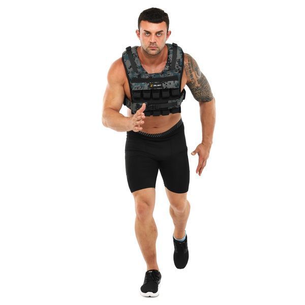 Жилет утяжелитель с регулируемым весом Zelart WEIGTH VEST TA-7817-20 вес-1-20кг камуфляж TA-7817-20 фото
