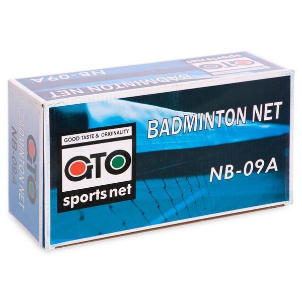 Сетка для бадминтона GTO NB-09A 6,1x0,76м красный-белый NB-09A фото
