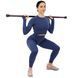 Бодибар Body Bar разборной 3-х секционный ZelartFI-9994-8 вес 8кг черный-фиолетовый FI-9994-8 фото 7