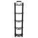 Стойка горизонтальная для бамперных блинов дисков передвижная Bumper Plate Rack Mdbuddy TA-1691 размер-130x30x26см черный TA-1691 фото 6
