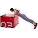 Бокс плиометрический тумба для кроссфита Плиобокс набор 3 бокса Plyo boxes Zelart FI-3634 3шт 90х75х30/45/60см зеленый, синий, красный FI-3634 фото 26